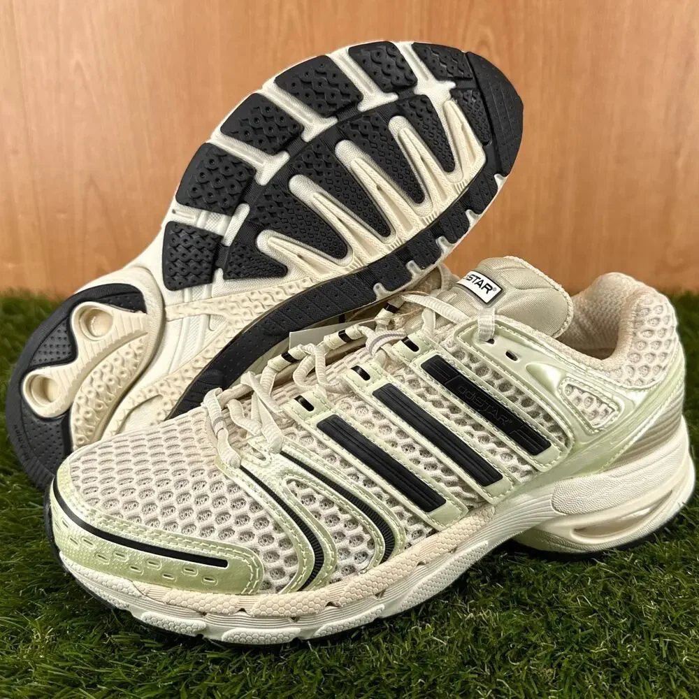 adidas Adistar Control 5 White Black Running Shoes KI6152 Men's 7 / Women's 8